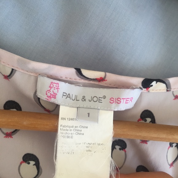 Paul & Joe Sister Alouette Penguin Print Shirt - Picture 4 of 5